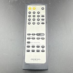 ONKYO Remote Control RC-777C Black Silver for Home Audio CD Player Model RC-777C